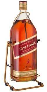 Бутылка на качелях Red label коллекционная  3л