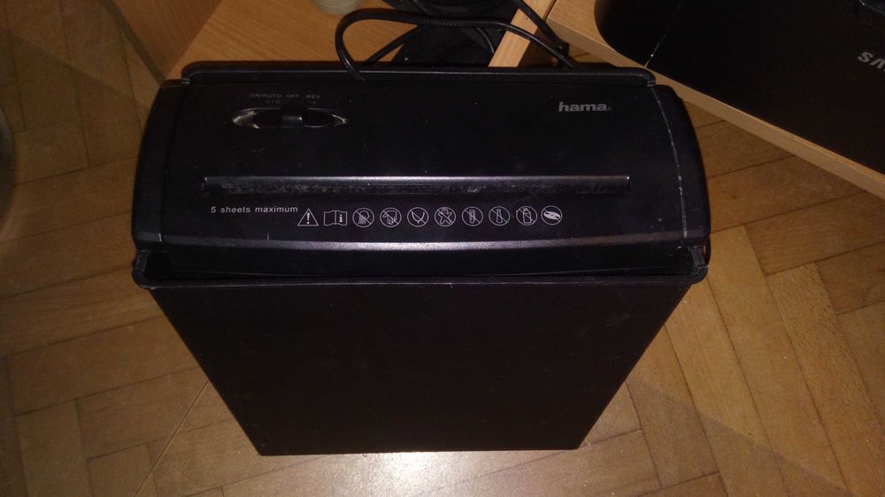 Niszczarka do dokumentów Hama S7 Shredder - okazja!!!