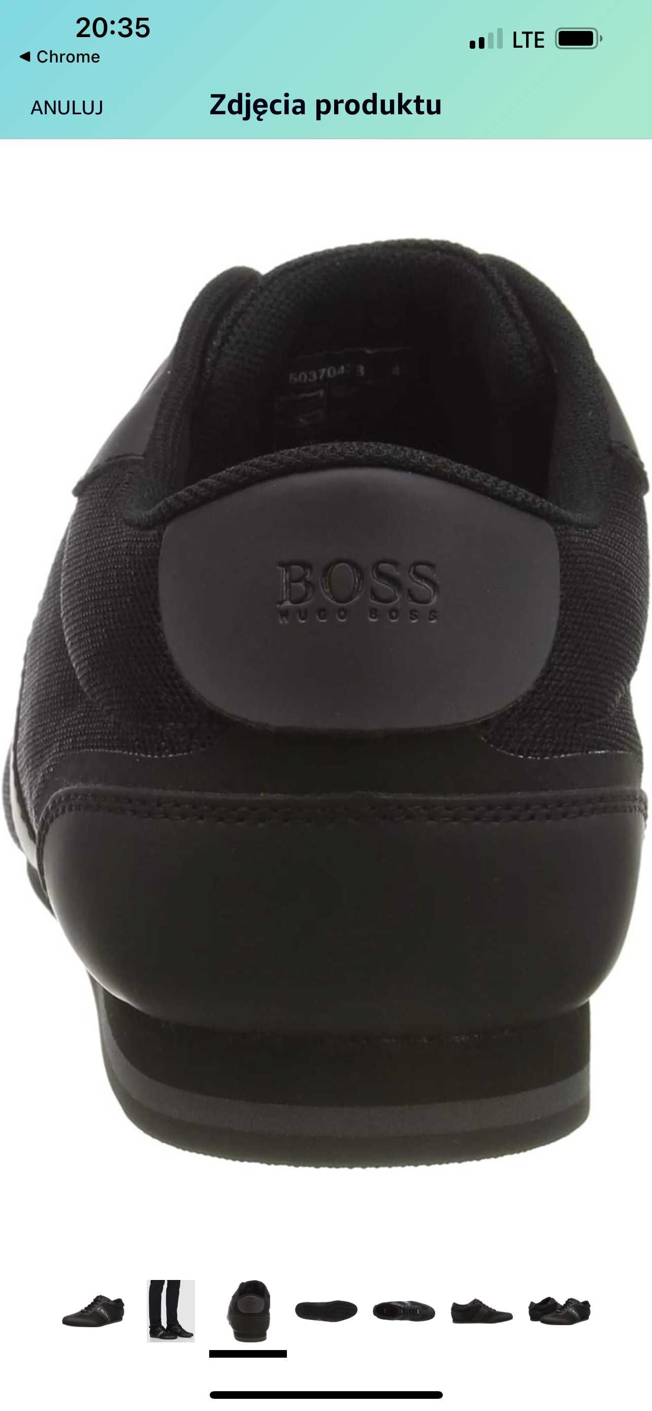 Hugo Boss Męskie sneakersy czarne rozm. 45