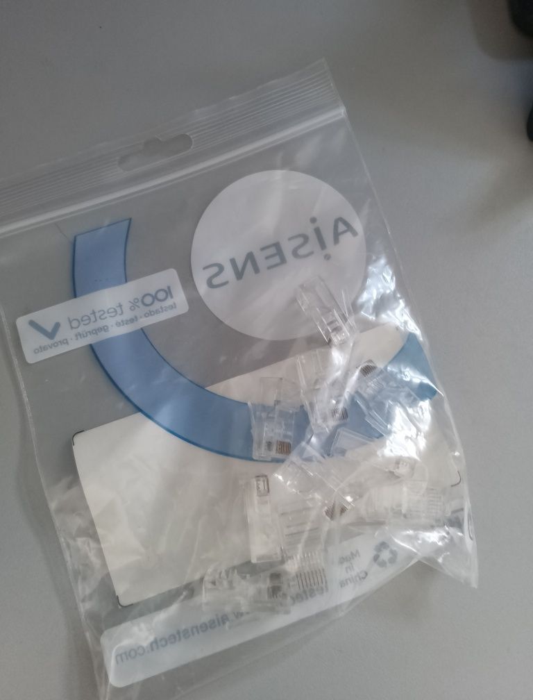 Fichas rede RJ45 10 unidades