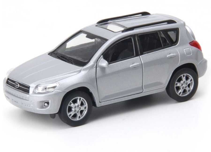 Toyota RAV4 model WELLY 1:34 srebrny