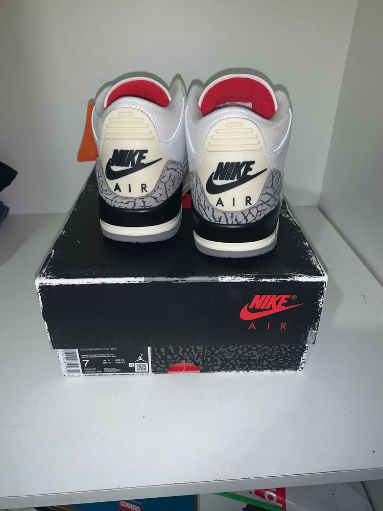 Jordan 3 White Cement