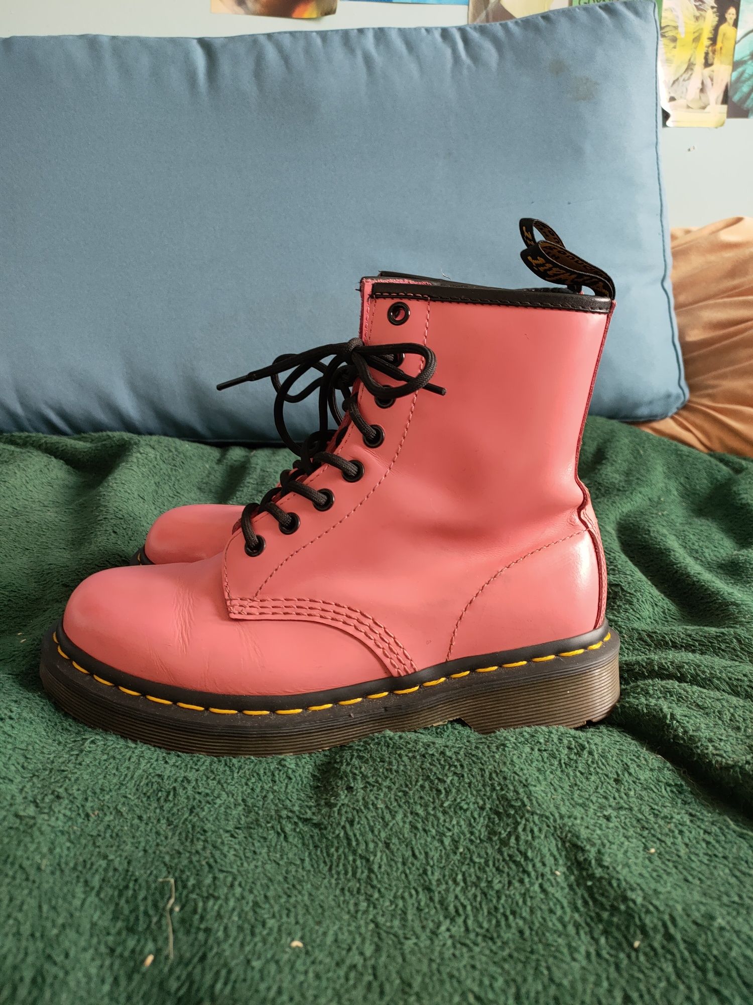 buty Dr. Martens glany różowe rozmiar 37