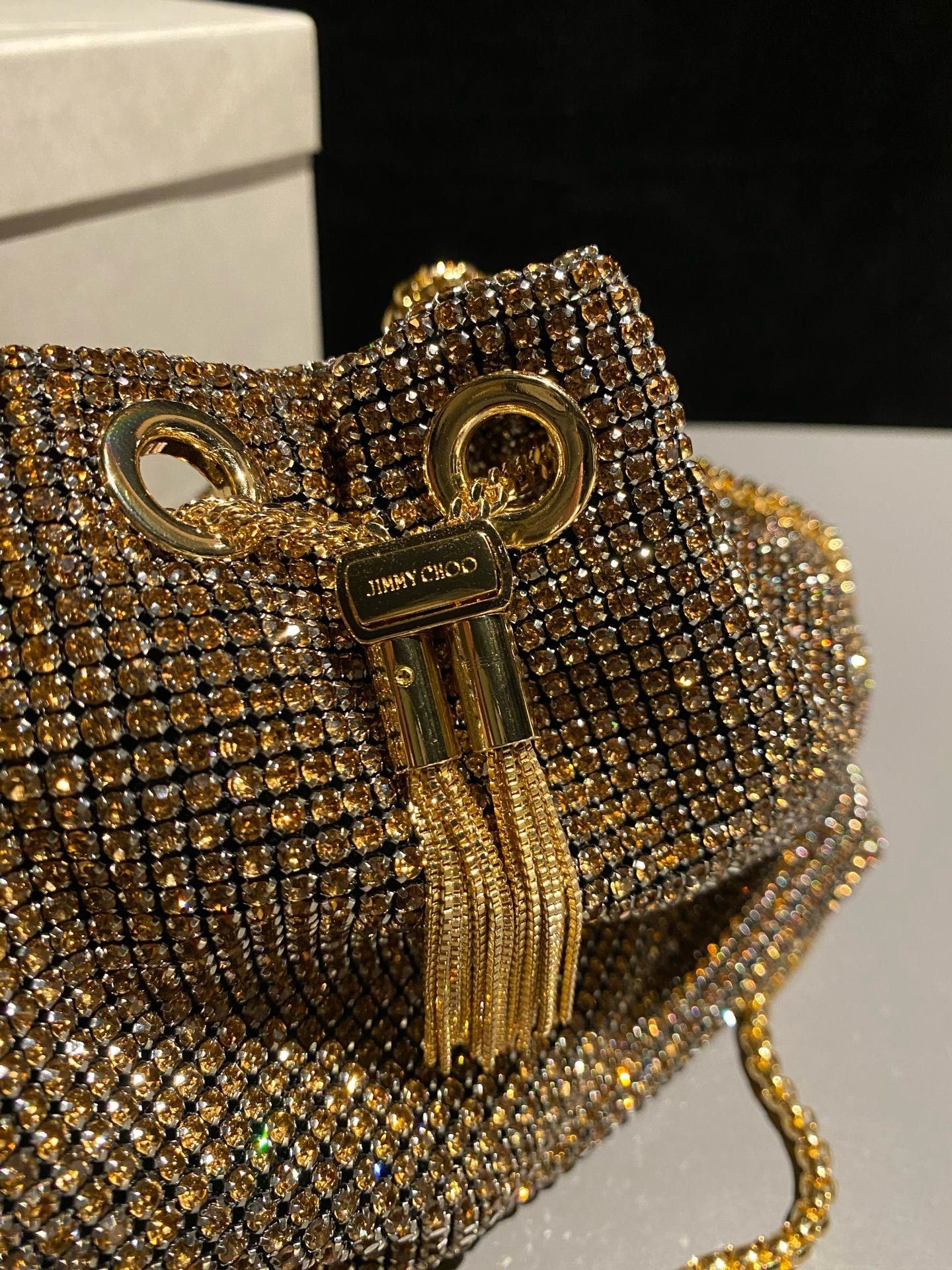 JIMMY CHOO – srebrna torebka