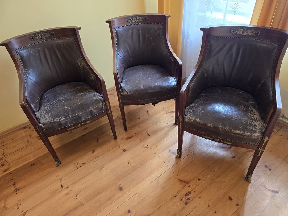 Krzesła antyk ludwik