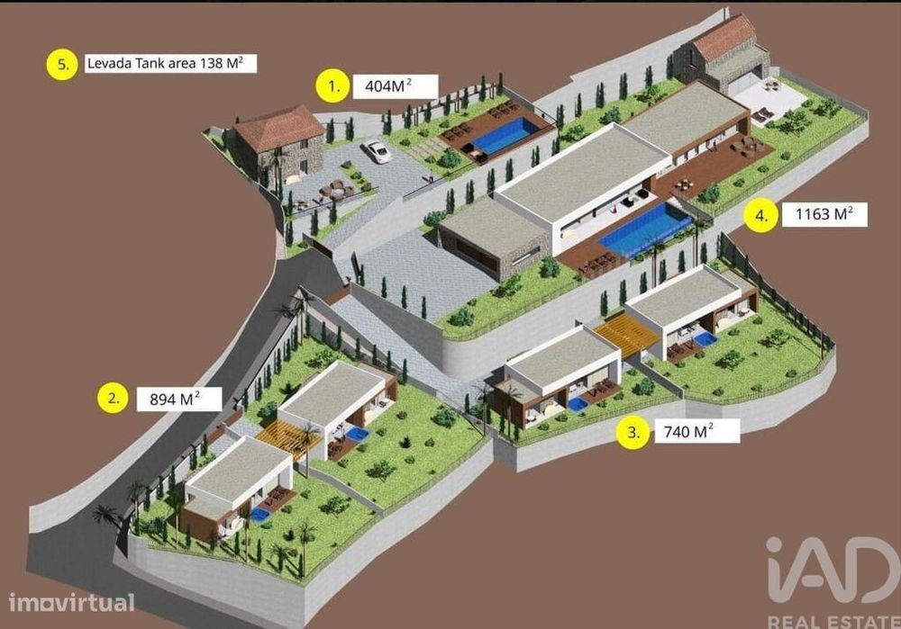 Terreno em Canhas de 3339,00 m2
