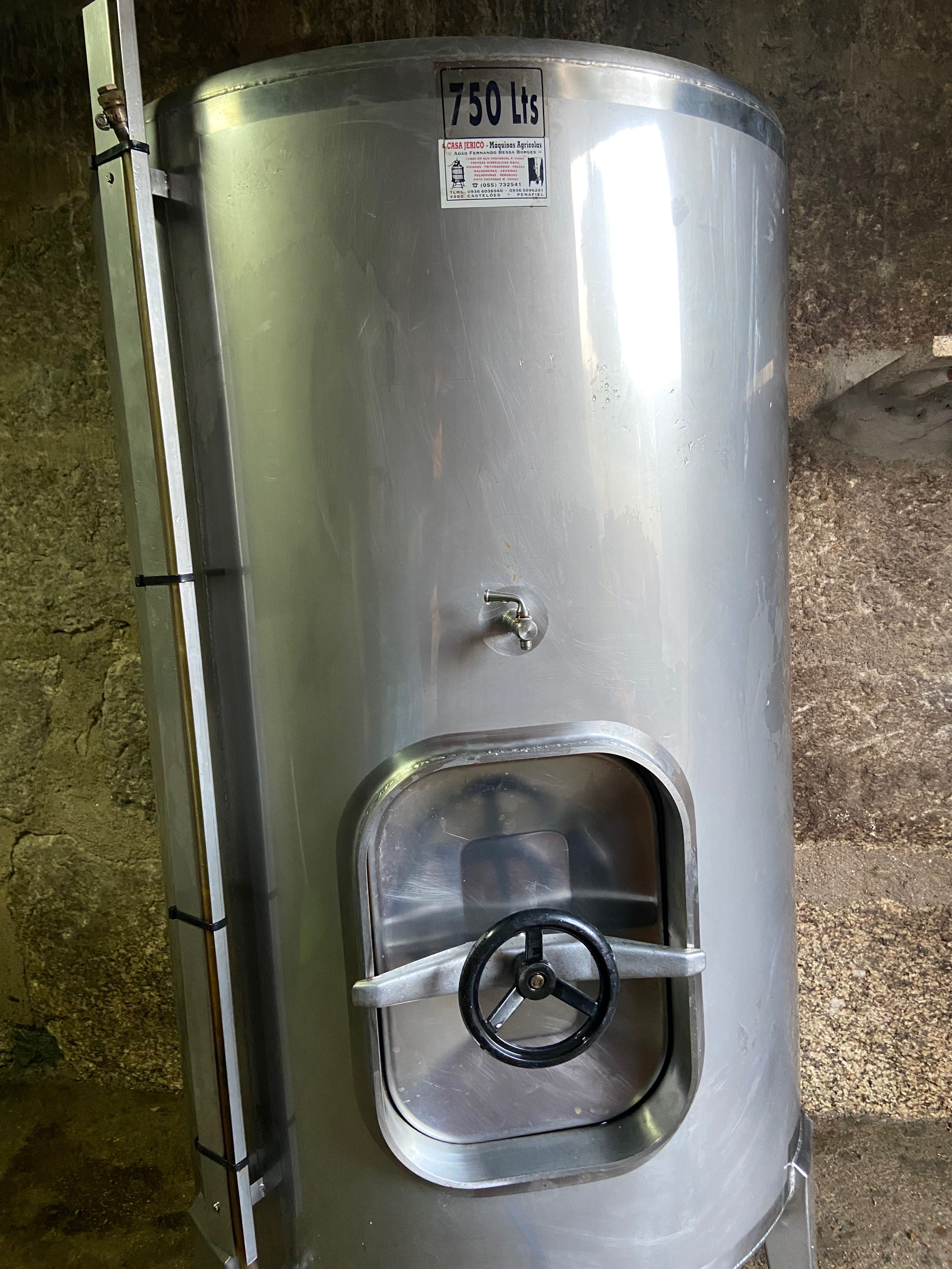 Cuba de inox 750L