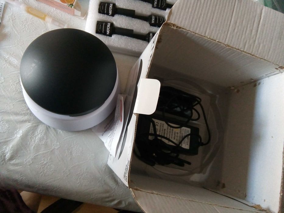 KIT conjunto pra fazer verniz gel +maquina REMOVER verniz a vapor novo