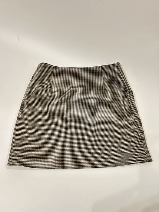 Sandro оригінал спідниця міні, принт гусяча лапка