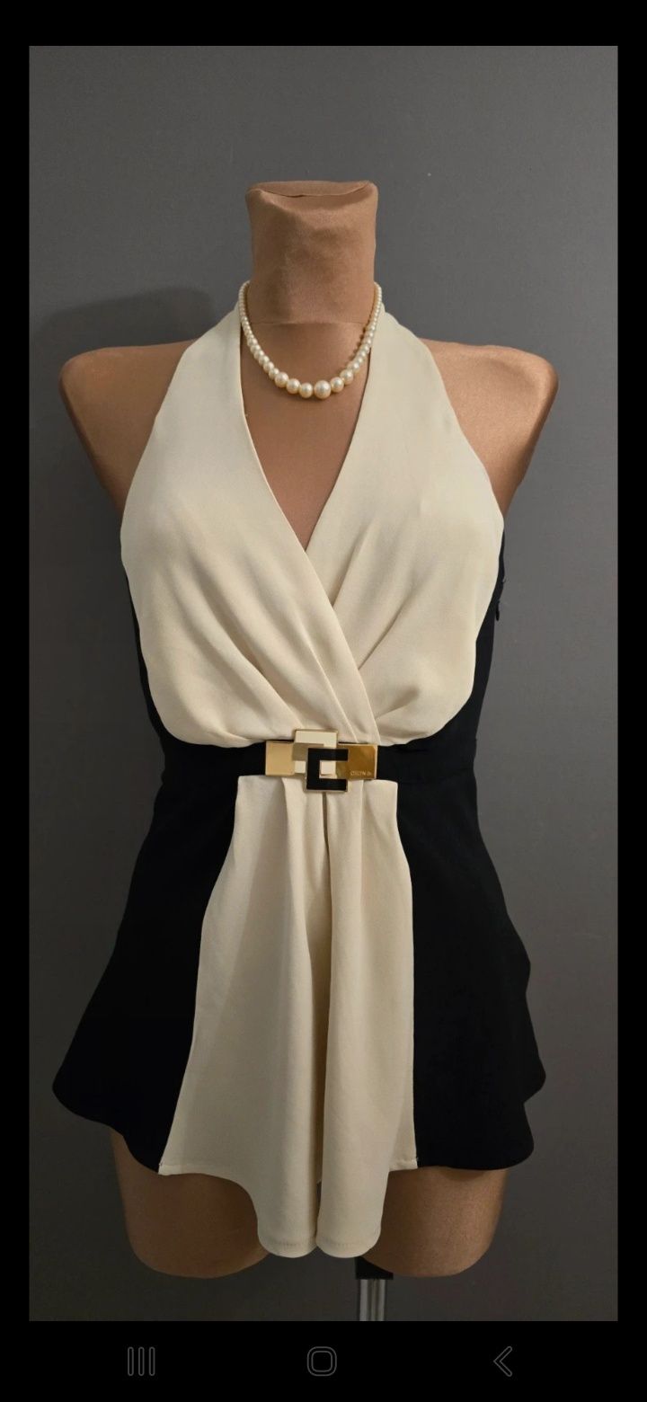 Bluzka top Elisabetta Franchi,  Celyn B włoski rozmiar 40 /xs-s