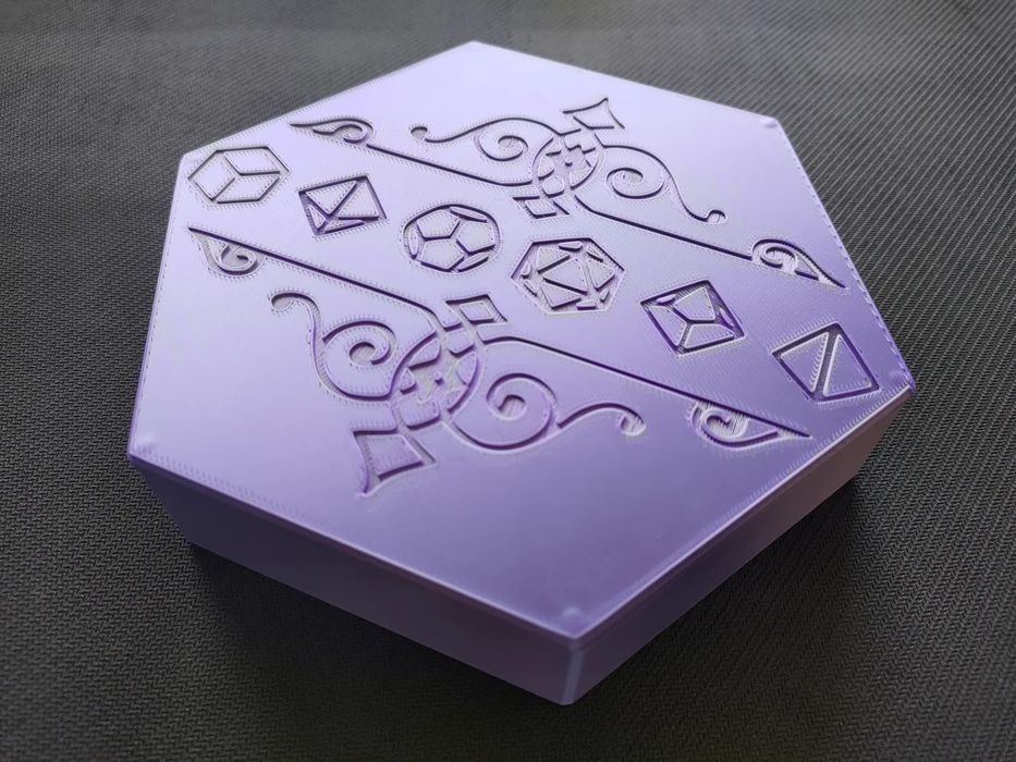 Caixa de Dados RPG com Tampa Magnética