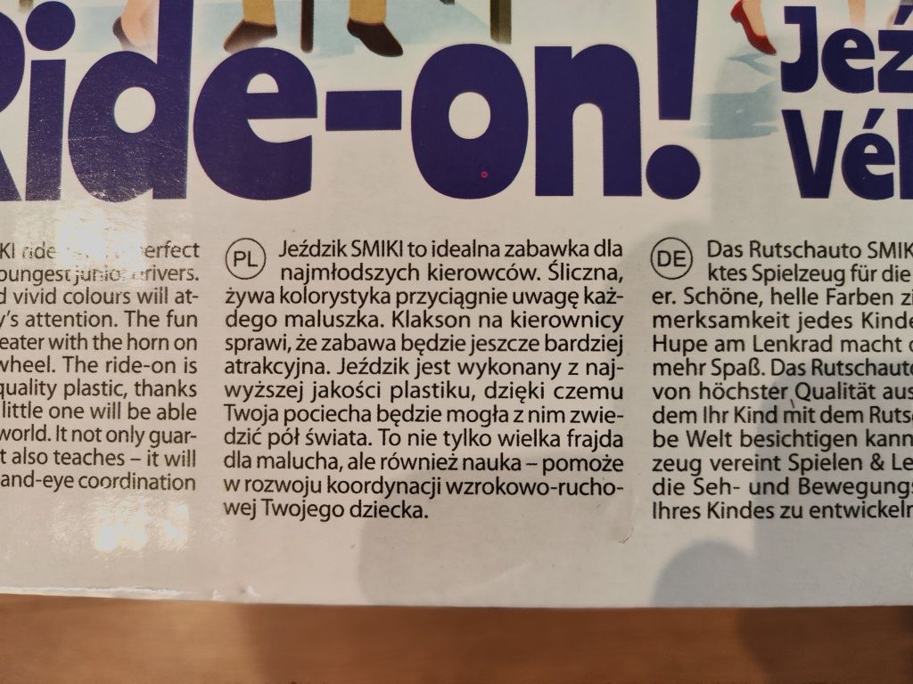 Jeździk SMIKI Ride-on