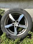 Sprzedam felgi AEZ 17" 5x112 z oponami zimowymi Continental 225/55
