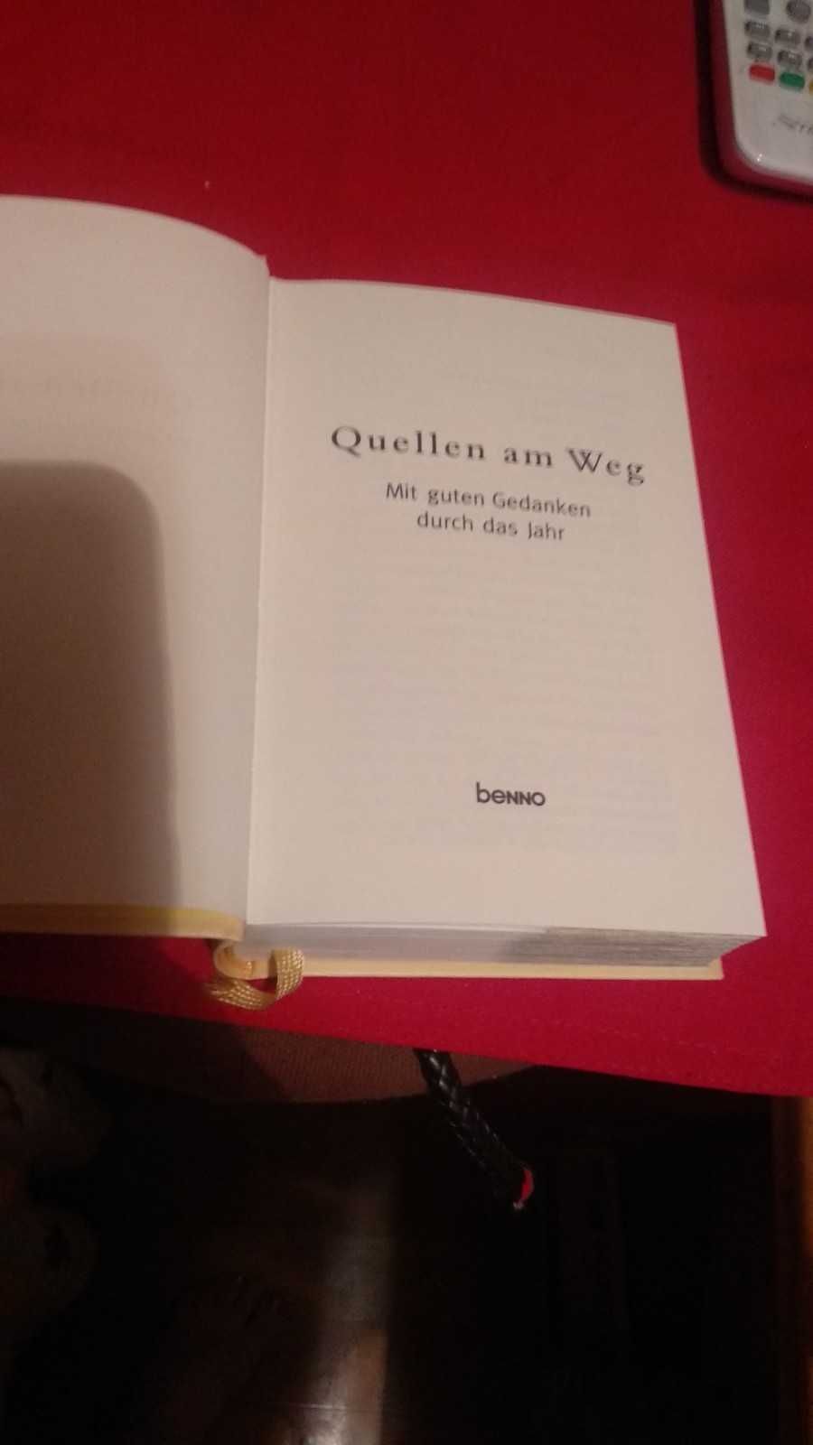книга немецкий Quellen am Weg Mit guten Gedanken durch das Jahr benno