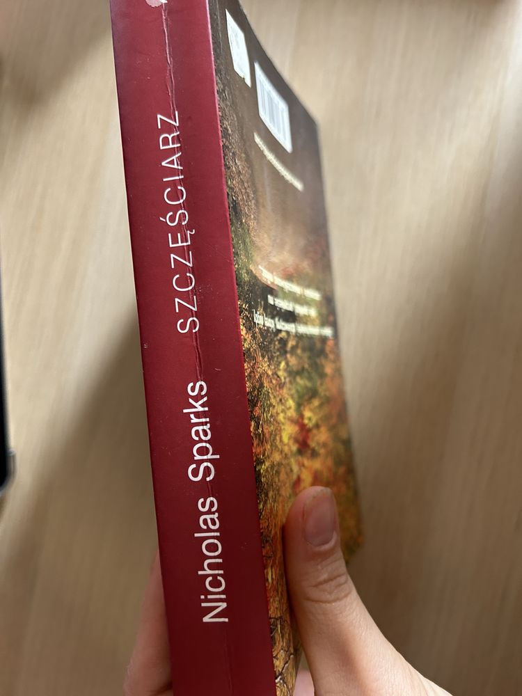 Książka szczęściarz Nicholas Sparks
