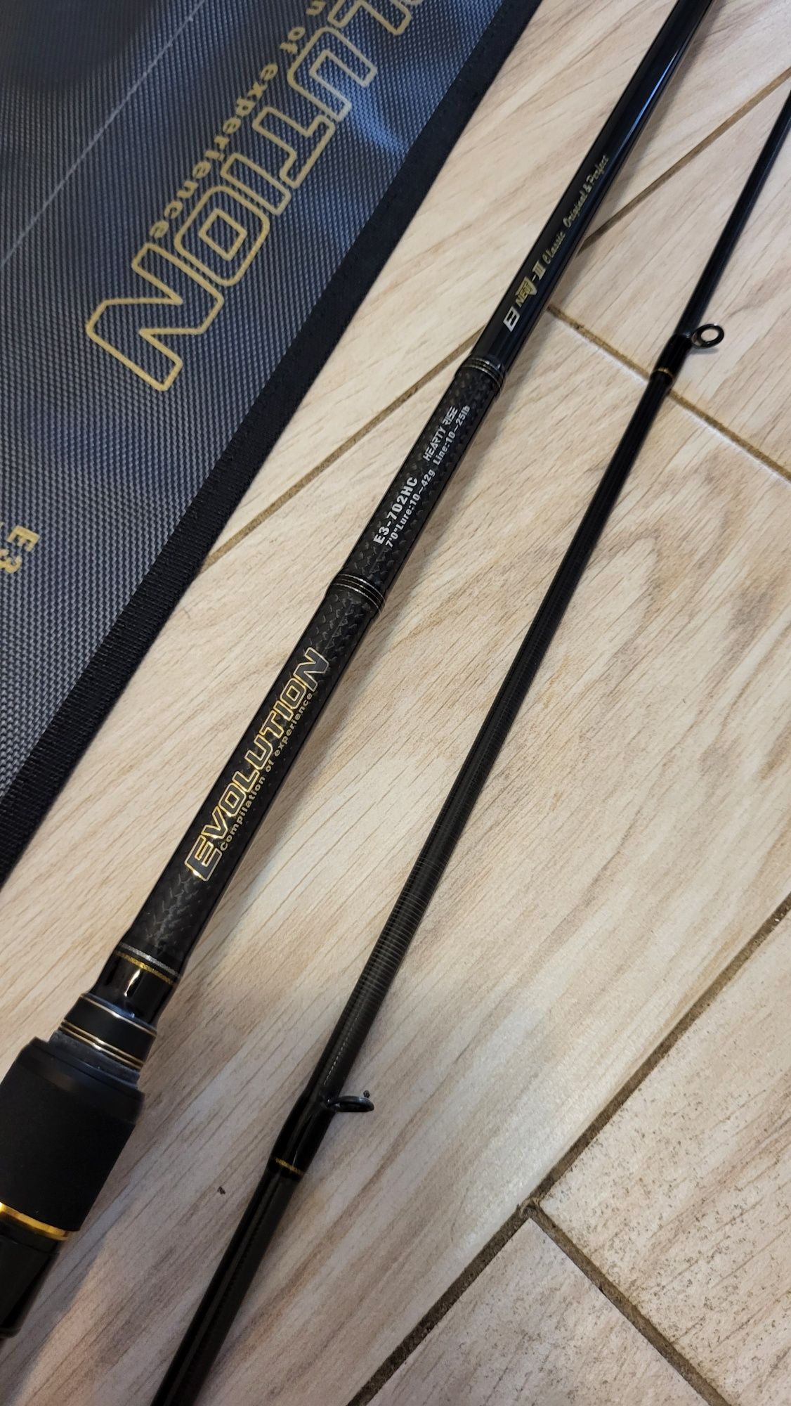 Продам кастінговий спінінг Hearty Rise Evolution III Cast 702HC 2.13м