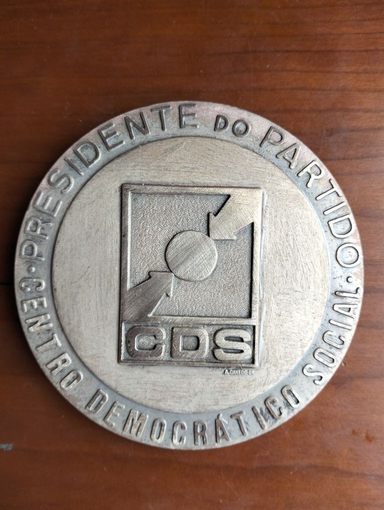 Medalha em bronze Freitas do Amaral/CDS