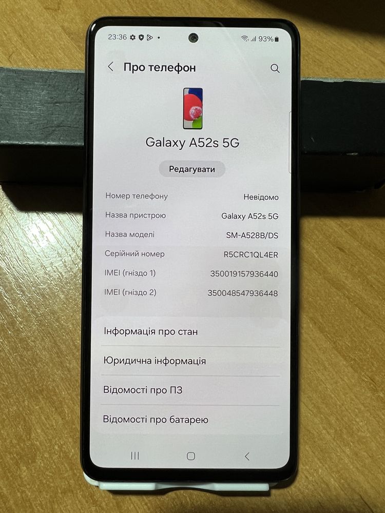 Samsung A52s 5G SM-A528B 6/128Gb