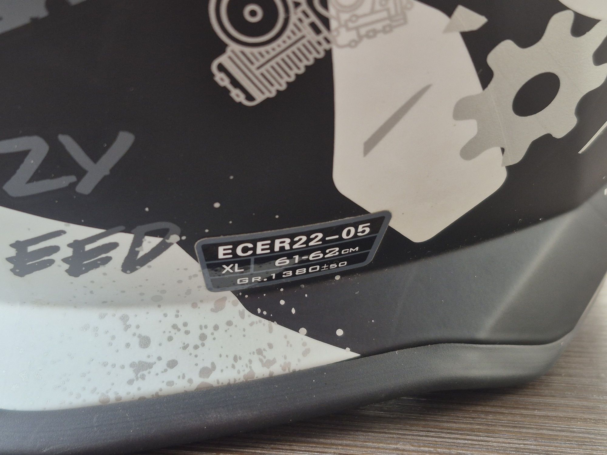 Kask HELD ECER 22-05 Cross  rozmiar XL