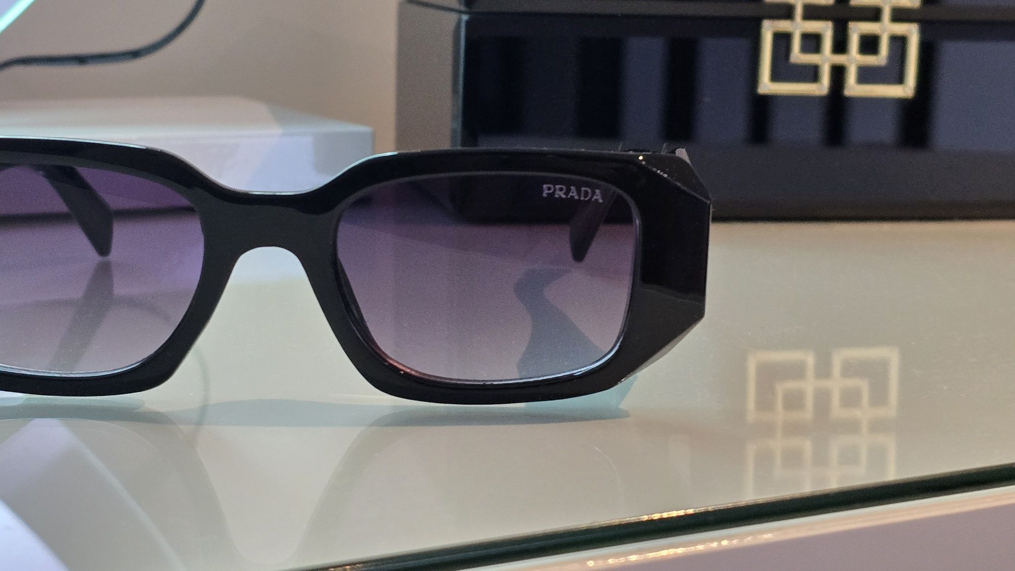 Okulary wzorowane prada