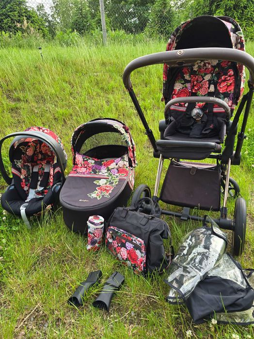 Wozek cybex platinum dark blossom