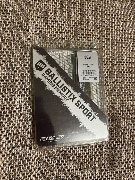 Memória RAM  Ballistix Sport 8GB DDR3 1600