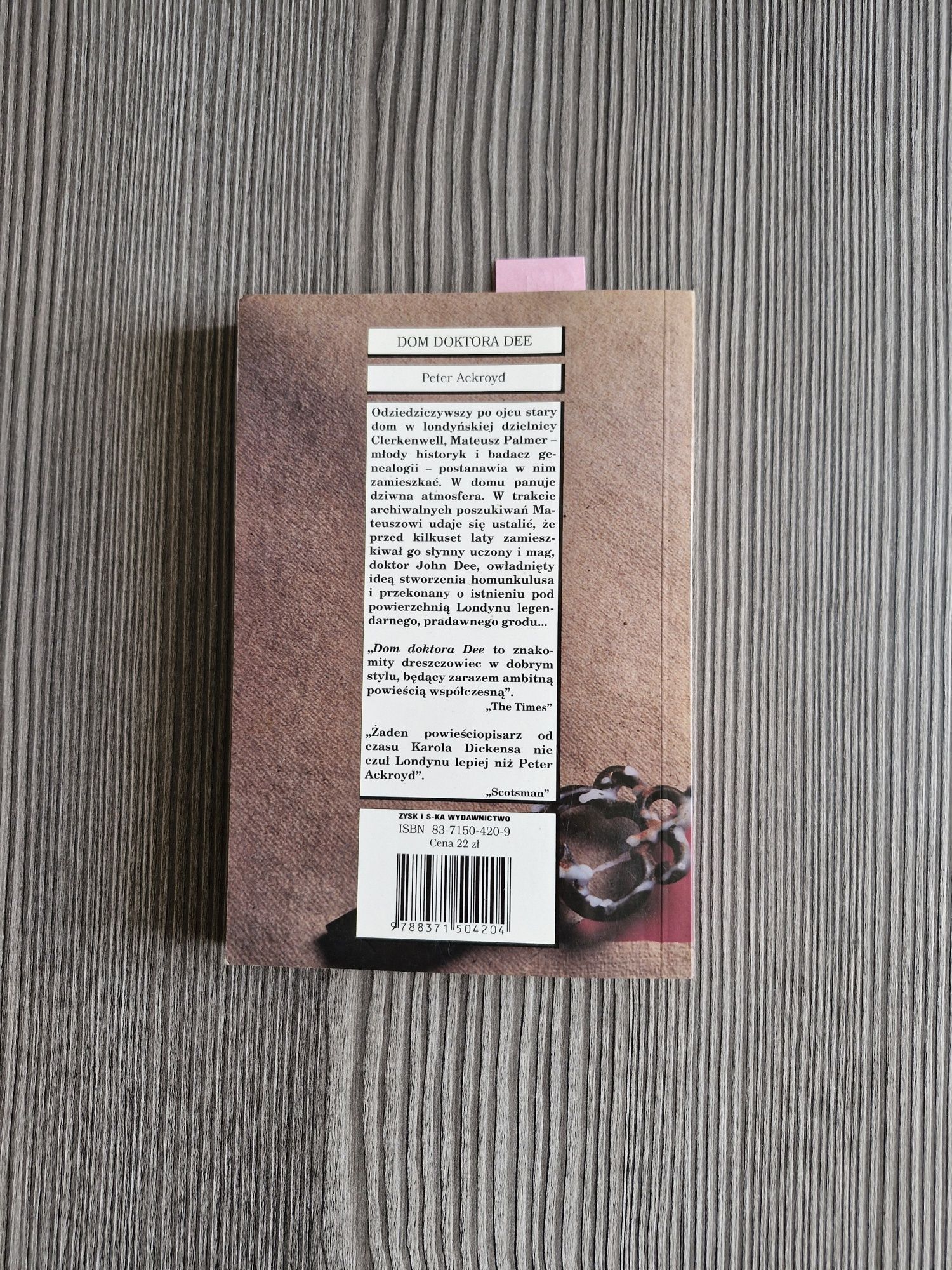 6454. "Dom doktora Dee" Peter Ackroyd