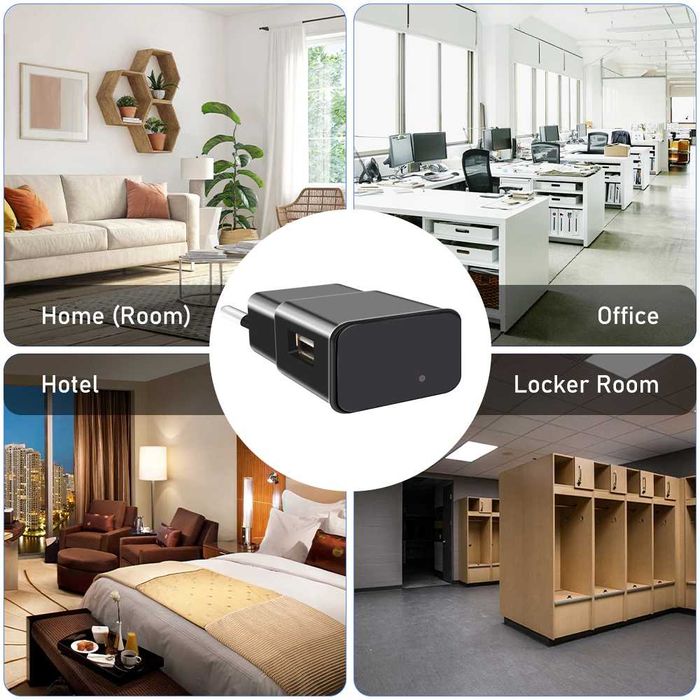 Câmera oculta carregador e chave de carro proteção bába crianças etc