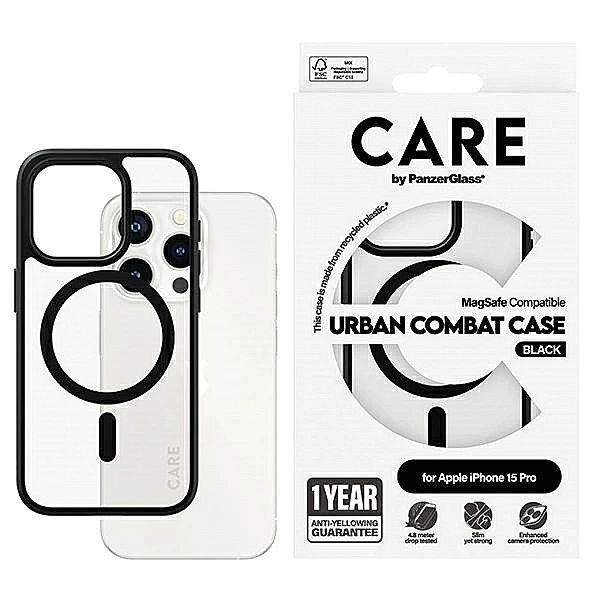 Etui CARE by PanzerGlass Urban Combat Case MagSafe na iPhone 15 Pro -