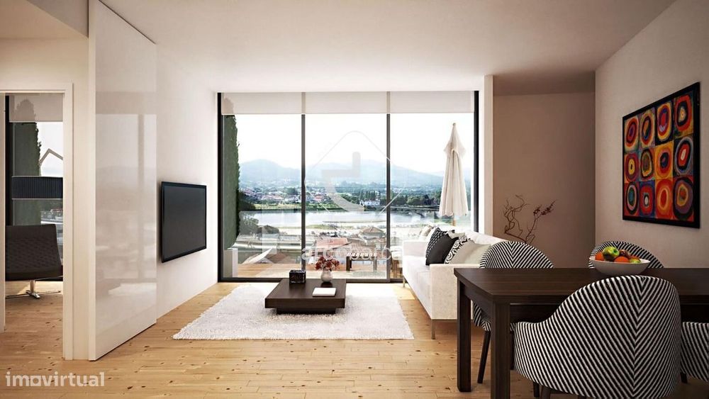 Apartamento T1+1 em construçao no centro de Ponte de Lima