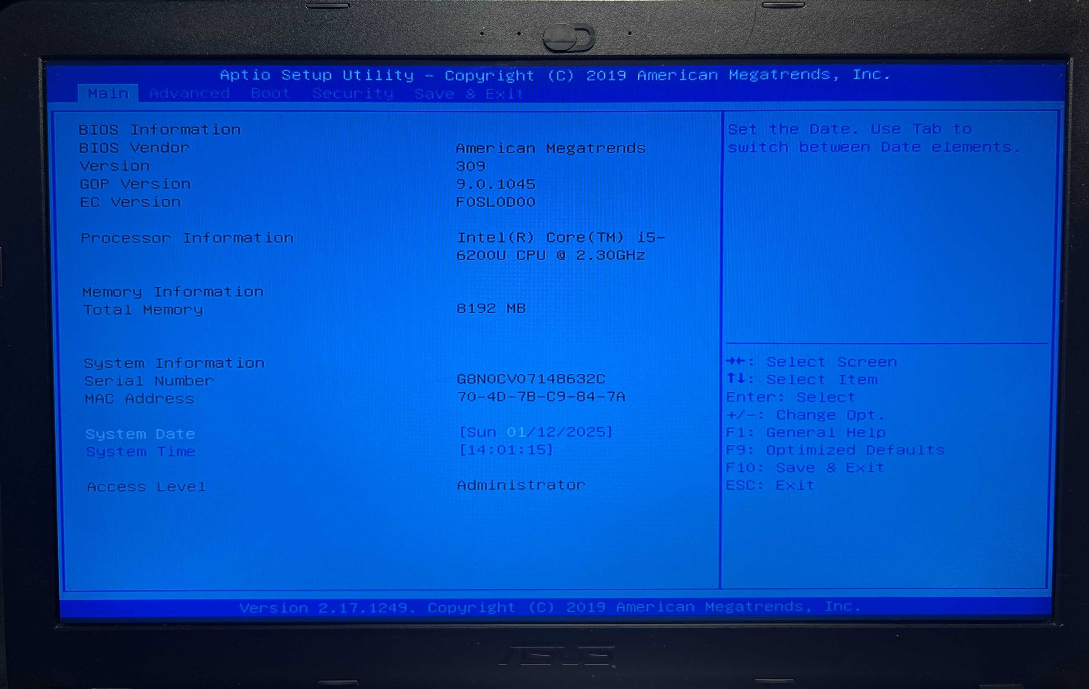 Portátil Asus A541U (i5 | 480GB SSD)