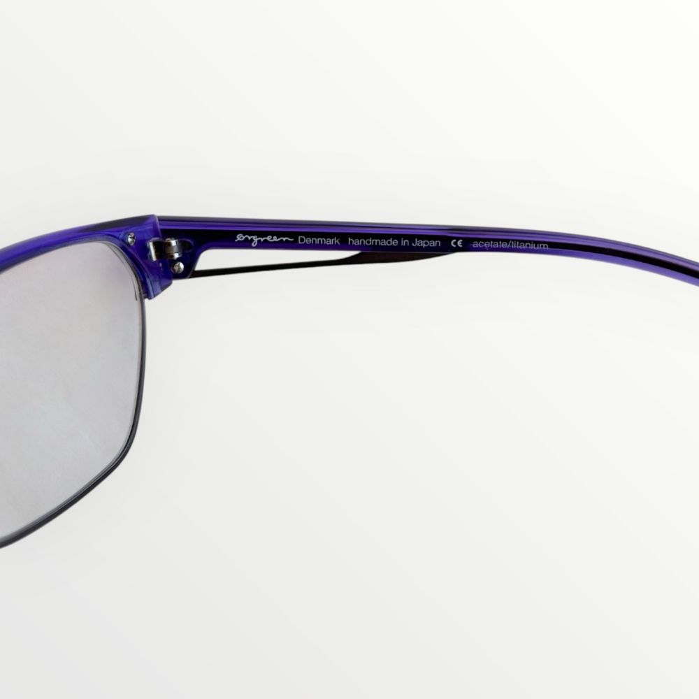 Жіноча синя оправа окуляри cateye котяче око Orgreen Edna 130
