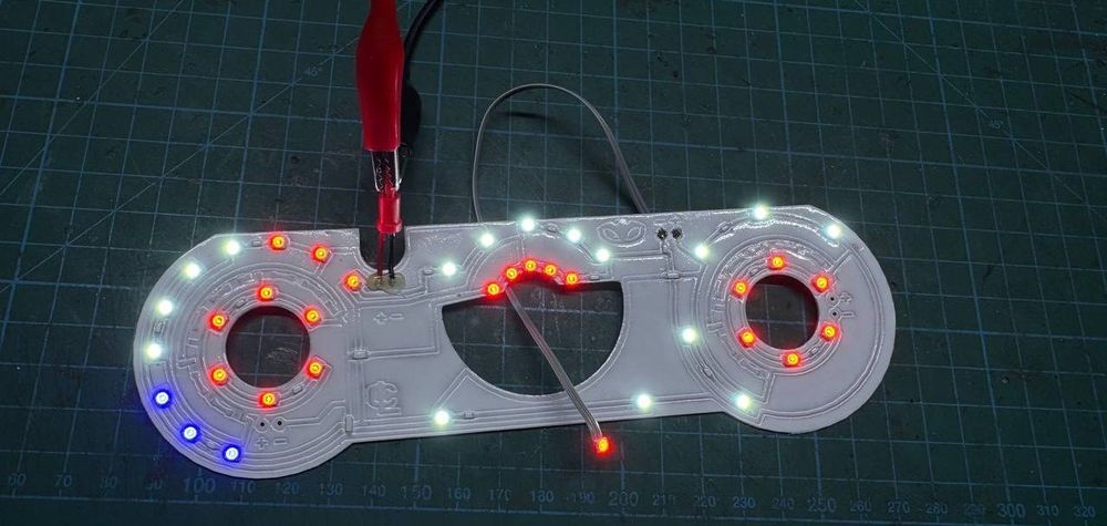 Продам лед плату пересвітлення блока управління пічкою ланос