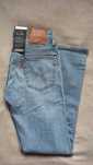 Spodnie męskie Levi's 502 tapered fit r. 29/32 błękitny