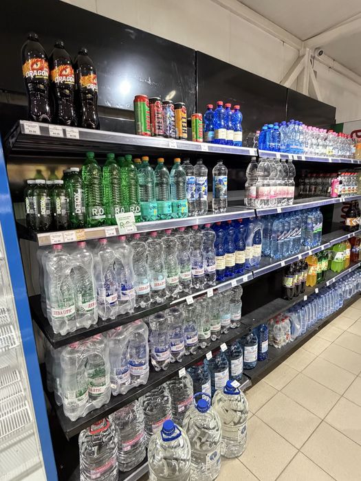 Стелаж торговий бу у чорному кольорі