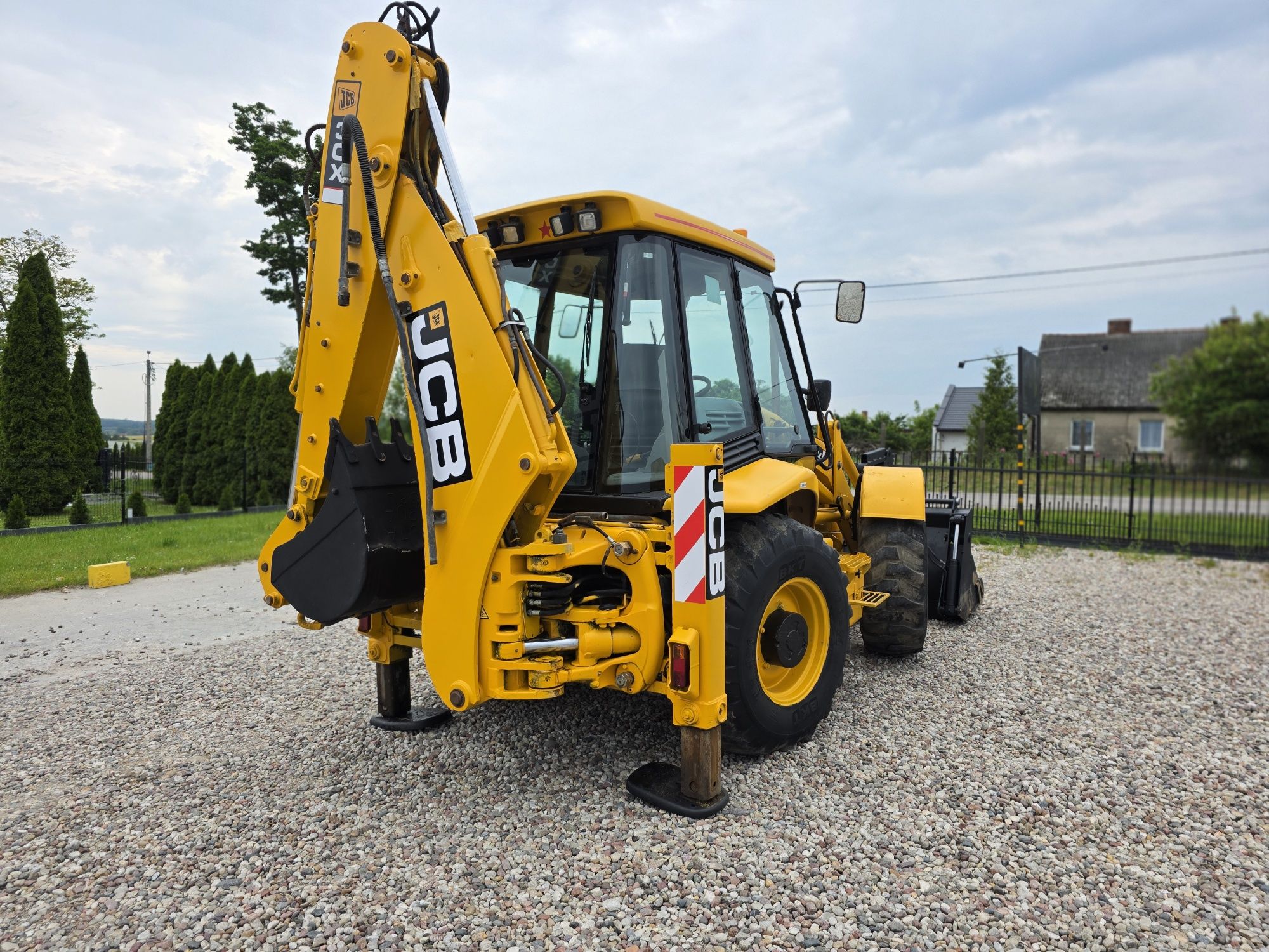 JCB 3CX SUPER Turbo 4x4 2xOś skrętna Widły Teleskop Szczęka Powershift