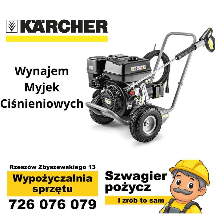 Wynajem myjka ciśnieniowa Karcher