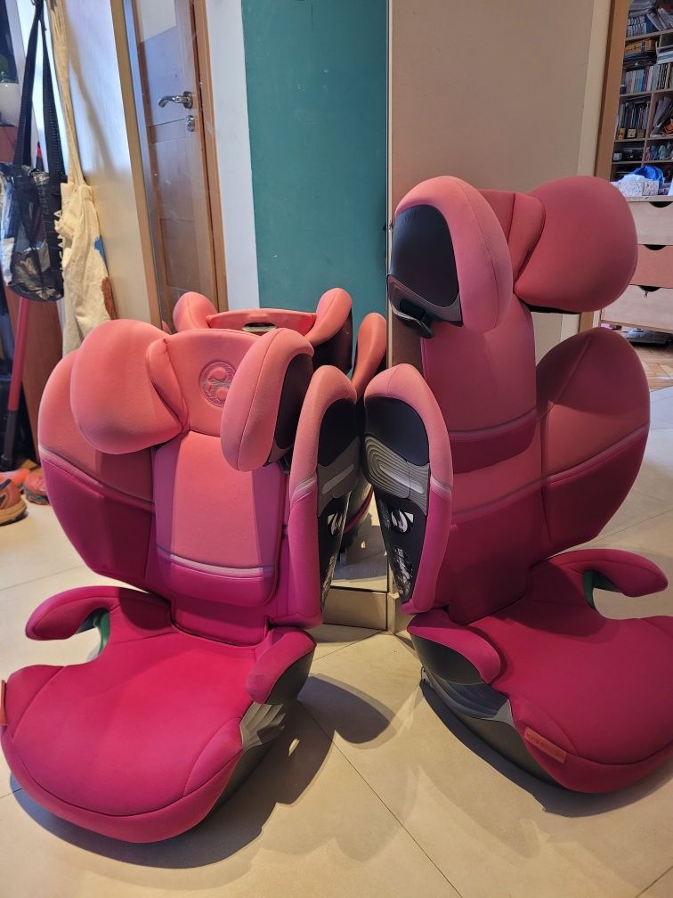 Cybex Solution S-Fix Fotelik Samochodowy 15-36kg 4* ADAC różowy