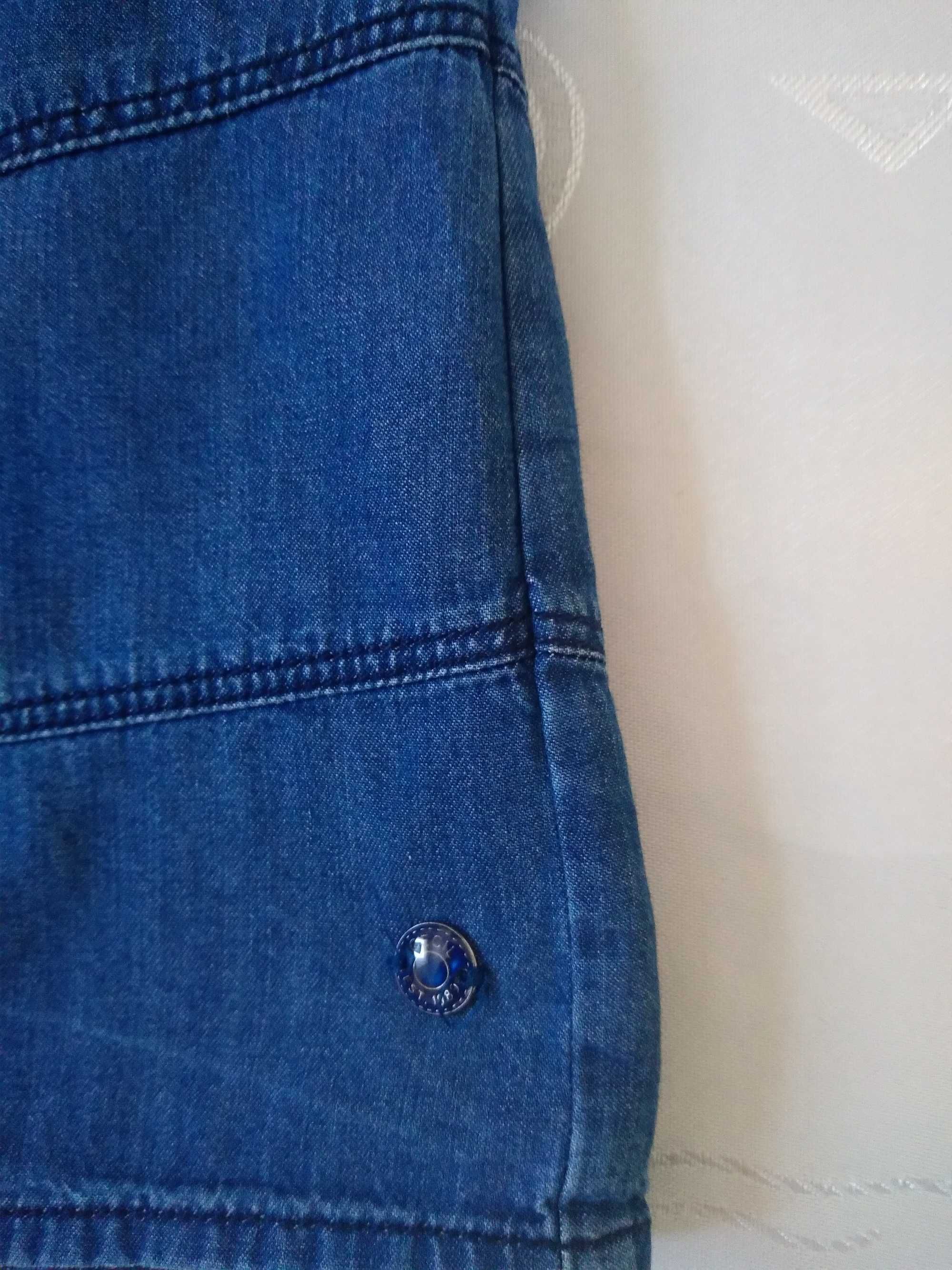 CECIL , sukienka jeansowa  , XXL , bawełniana, niebieska
