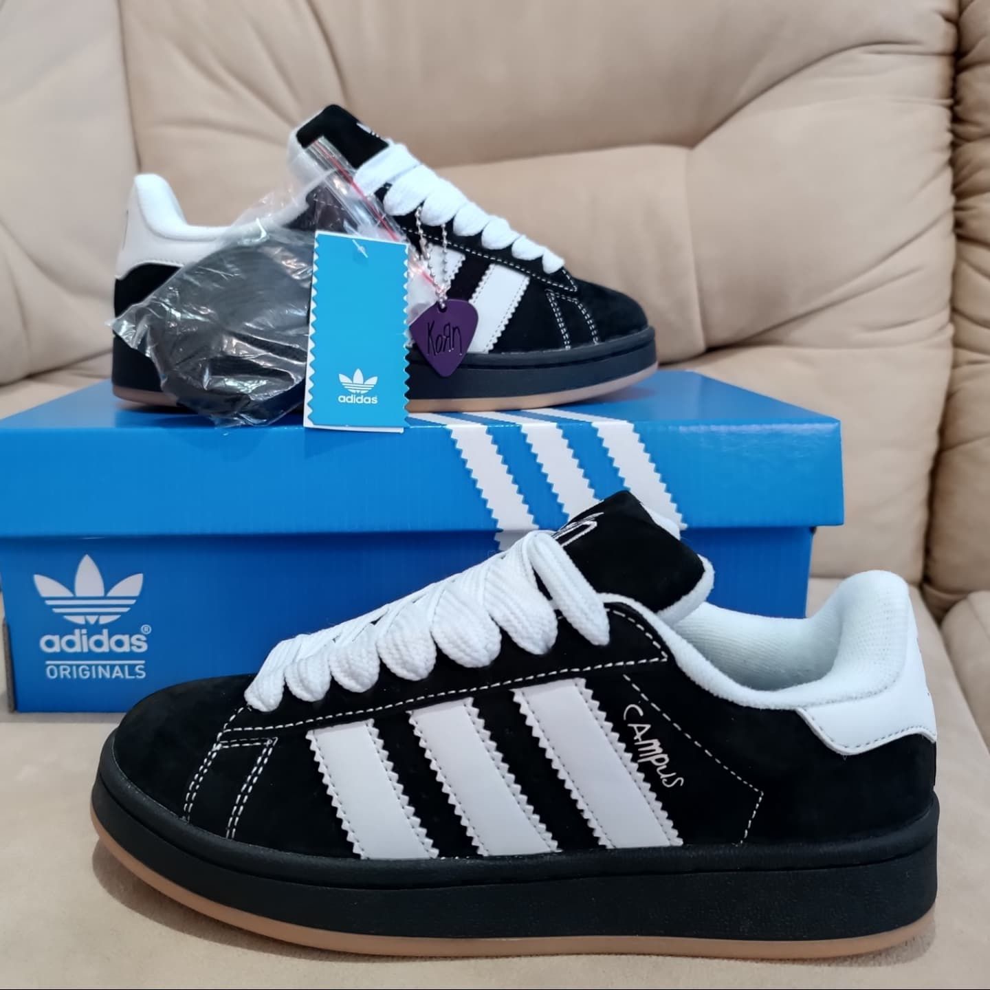 Кросівки Adidas campus 00s korn 2 кольори (нат. замш)