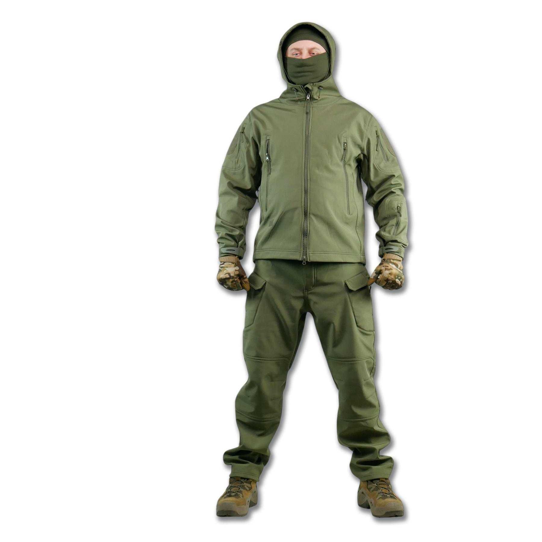 Тактичний костюм Softshell Tactic Demi весна/літо (олива) р. S - 4XL