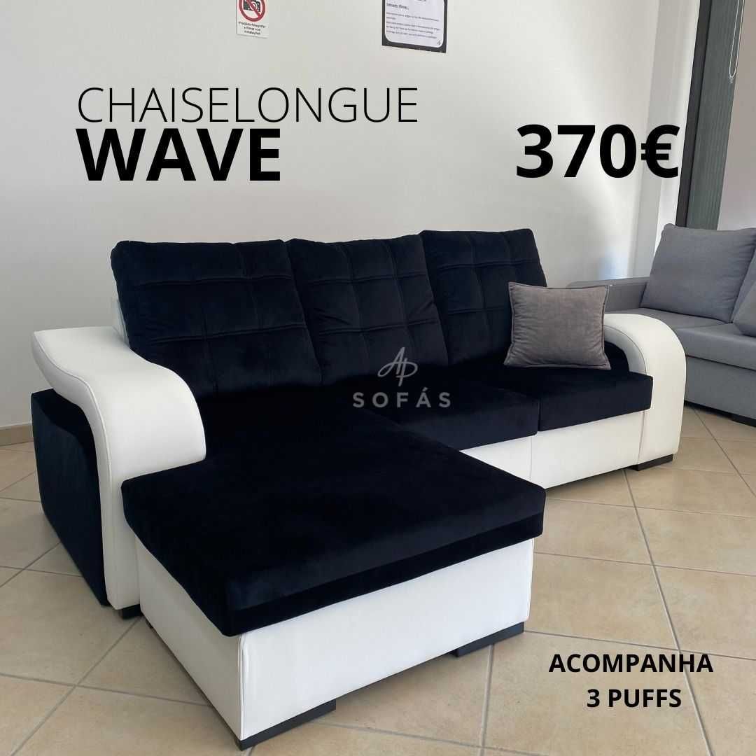 Sofá Chaiselongue Wave DIRETO DE FÁBRICA