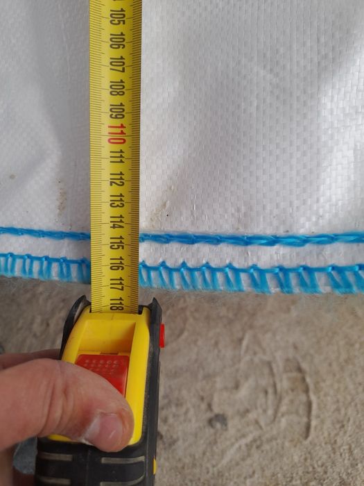 Біг-бег поліпропіленовий 80-80-120 з фартухом і глухим дном