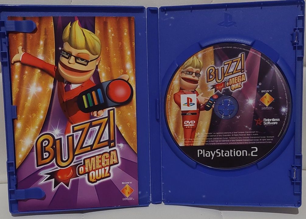 2 Jogos Buzz PS2 + Campainhas Buzz
