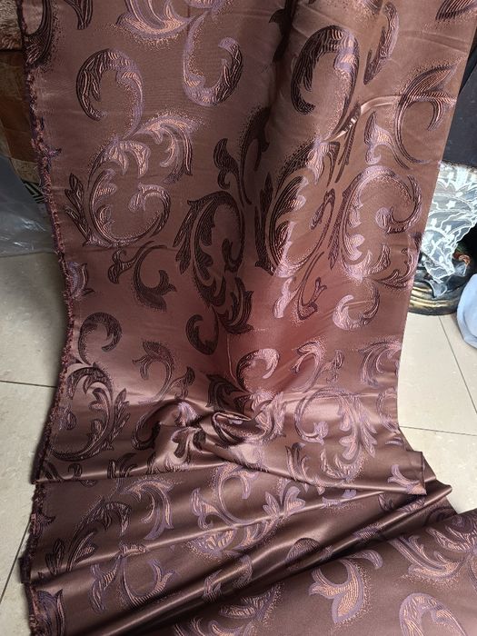 Zasłony z metra CZEKOLADA,szer 150 cm Grubsze Okazja