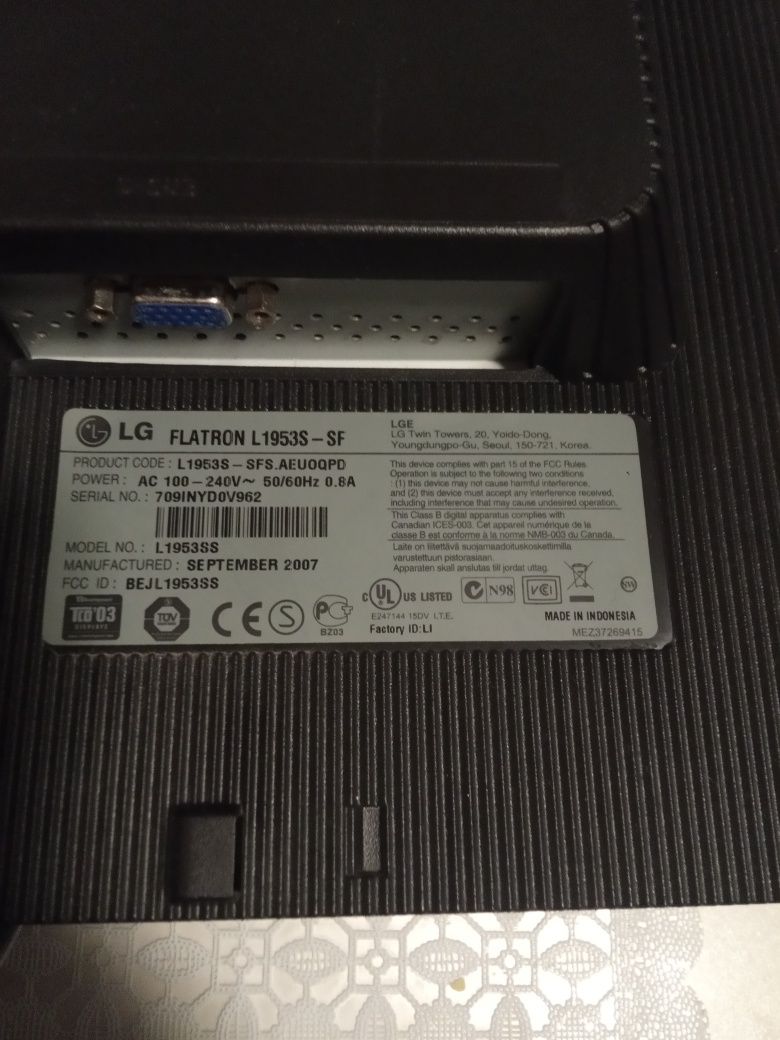 Monitor LCD LG Flatron