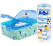 Śniadaniówka pojemnik trzy komory lunch box +bidon Bluey
