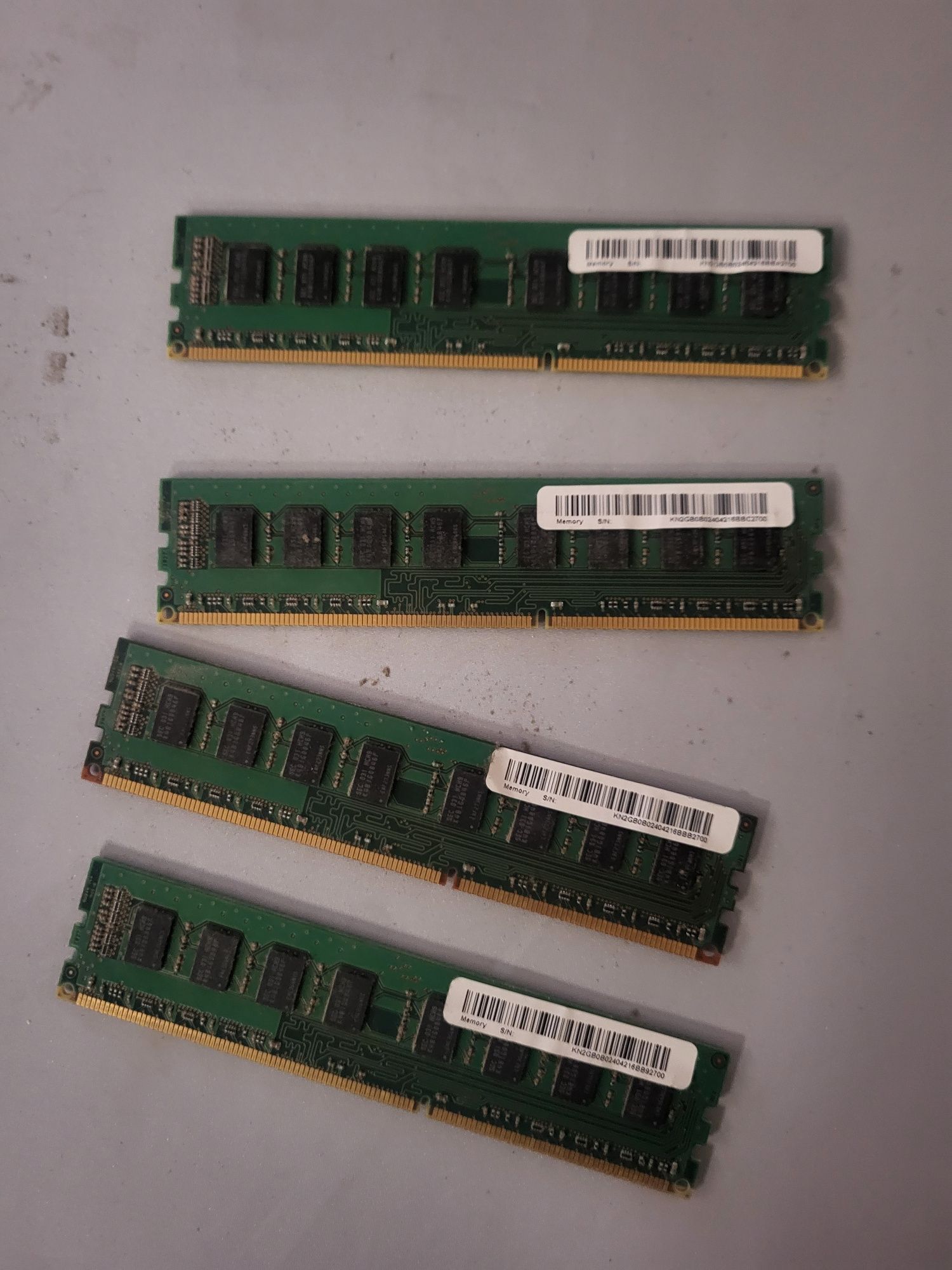 Sprzedam pamiec Ram DDR 3 4x 2GB. Razem 8GB