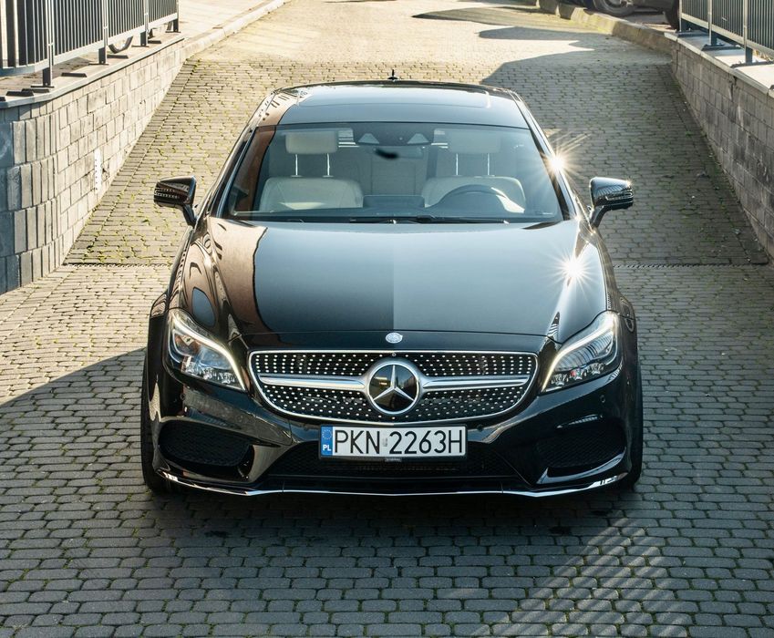 Mercedes-Benz CLS 500 4Matic * Pierwszy lakier * Tylko 64 tys km! * DREWNIANA PODŁOGA! *