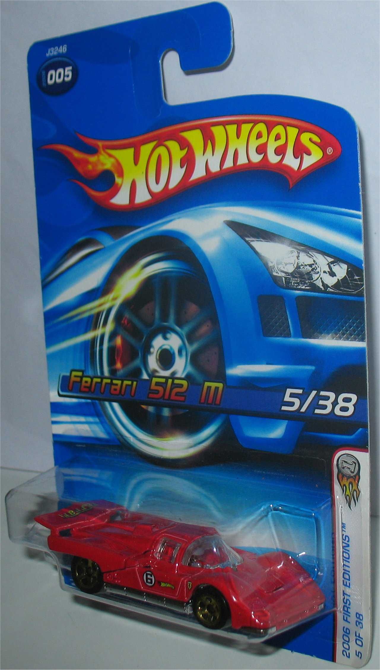 Hot Wheels - Ferrari 512M (vermelho - 2006)